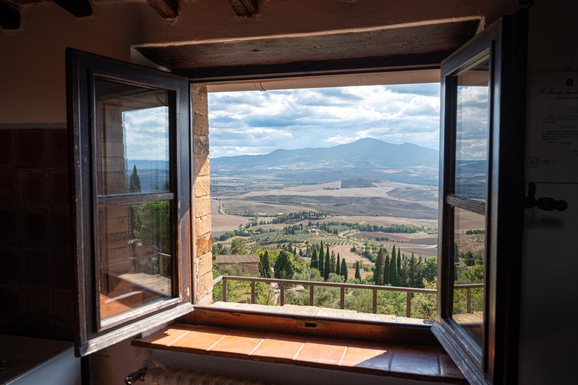 Апартаменти Artistica Pienza - Breathtaking Val D'Orcia View Екстер'єр фото